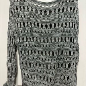 BKE Charcoal Knit Top
